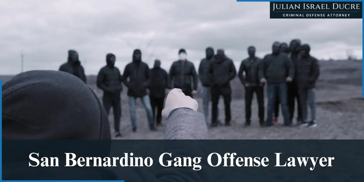 hire experienced san bernardino gang offense lawyer